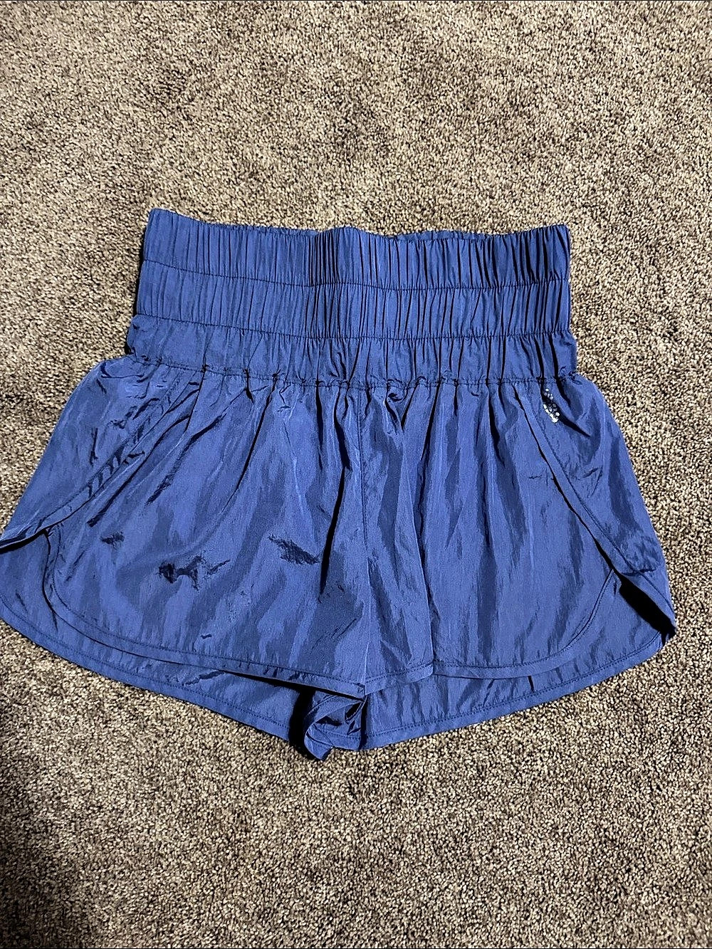 Free People Blue Athletic Shorts Like New